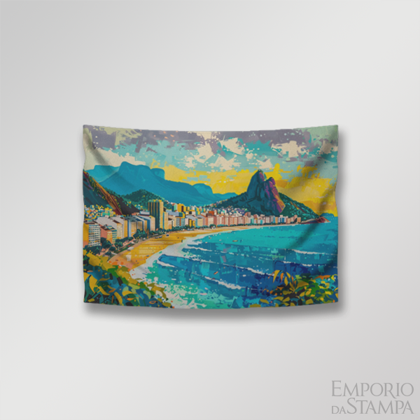 Pareô personalizado em helanca 100x70